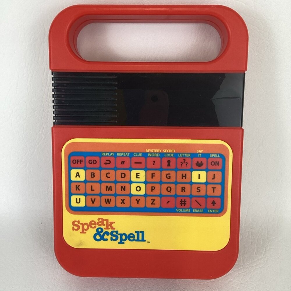 Speak & Spell Handheld Electronic Learning Game System Retro Kahootz Toy 2019